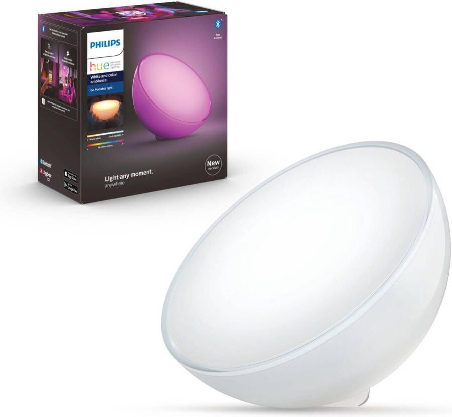 Philips Hue Go Tafellamp White and Color Ambiance V2 Bluetooth