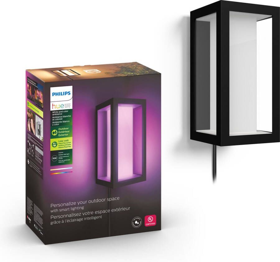 Philips Hue Impress Wandlamp White and Color Ambiance Smal Buiten - Foto 2