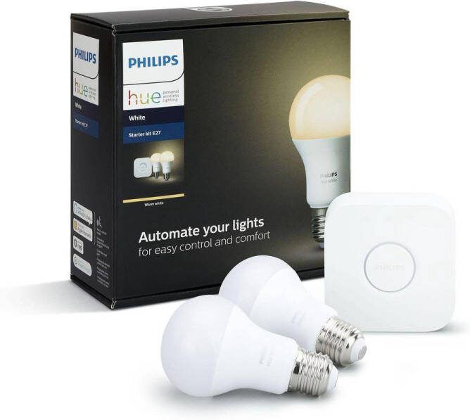 Philips Hue LED lamp E27 Set van 2