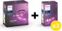 Philips Hue Ledstrip 5m Lightstrip Plus White and Color Ambiance 5 Meter Led Strip Verlengbaar Wit en Gekleurd Licht Dimbaar Werkt met Alexa en Google Home - Thumbnail 1