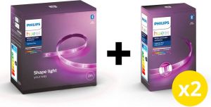 Philips Hue Lightstrip Plus White and Color Ambiance 4 Meter Led Strip Basis Met Bluetooth Ondersteuning V4