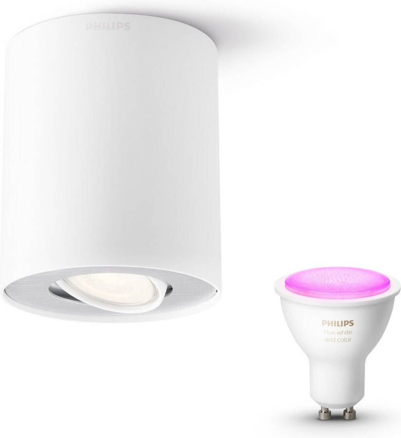 Philips Hue Philips Pillar opbouwspot wit 1 lichtpunt Incl. White & Color Ambiance Gu10