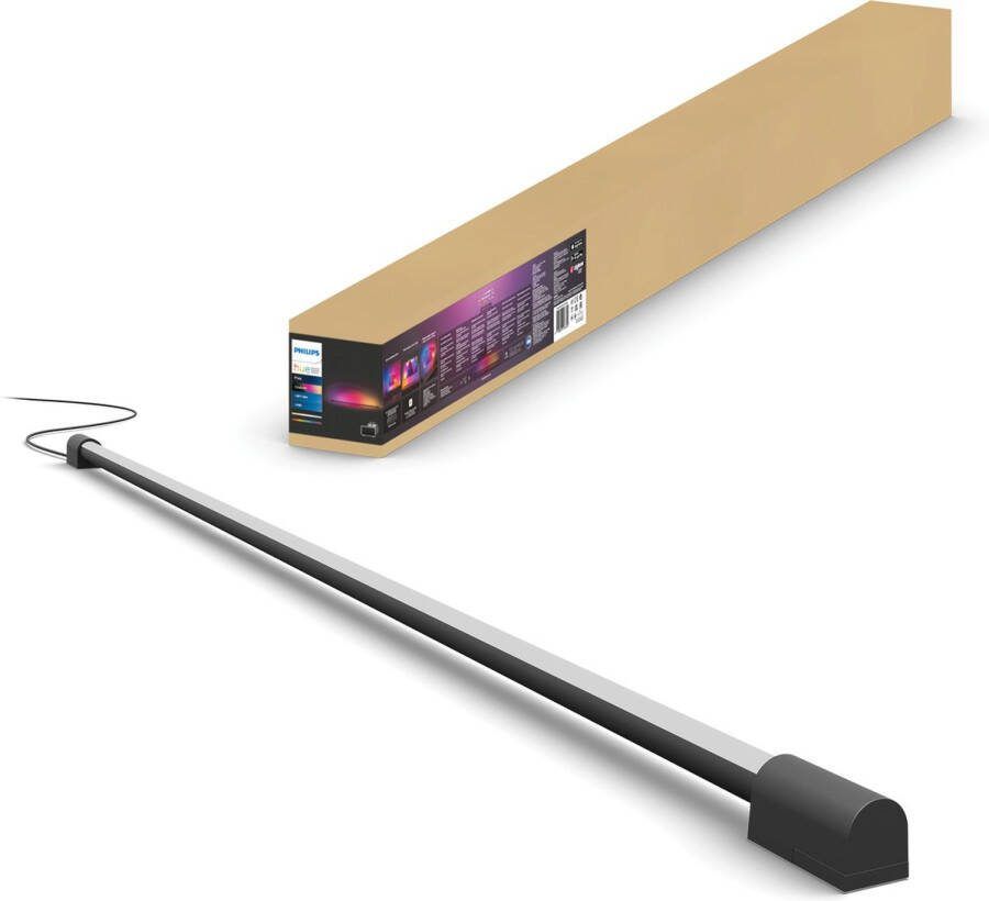 Philips Hue Play gradient light tube White and Color Ambiance 125cm zwart Bluetooth
