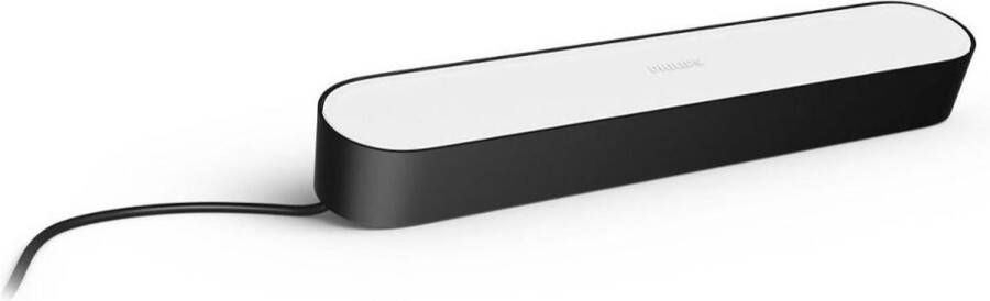 Philips Hue Play Lichtbalk Tafellamp basis White and Color Ambiance Gëintegreerd LED Zwart 42W