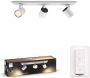 Philips Hue Runner Opbouwspot White Ambiance GU10 Wit 3 x 5W Bluetooth incl. Dimmer Switch - Thumbnail 2