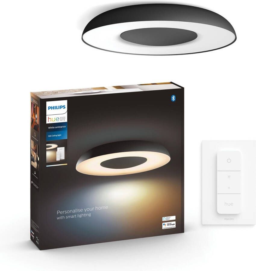 Philips Hue Still Hue ceiling lamp black | elektronica en media | Smart Home Slimme Verlichting | 8719514341357