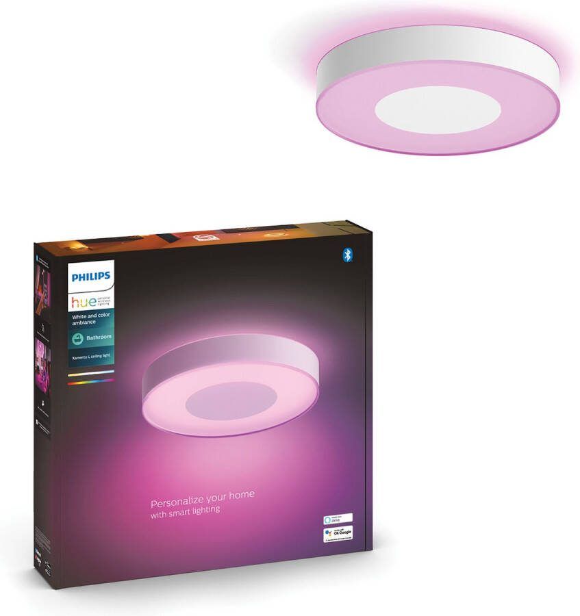 Philips Hue Xamento badkamerplafondlamp wit en gekleurd licht wit 42cm