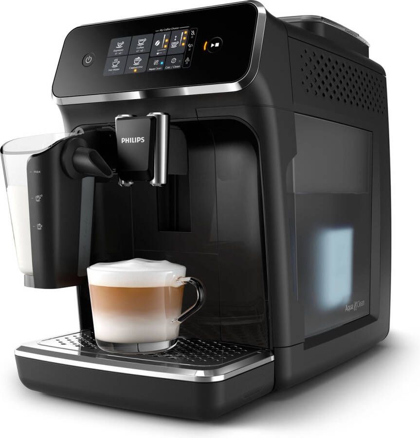 Philips LatteGo 2200 Serie EP2231 40 Espressomachine Zwart RVS