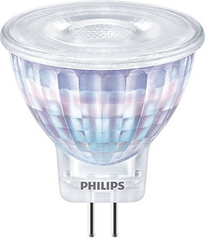 Philips LED lamp GU4 Reflector Spot Lichtbron Warm wit 2 3W = 20W Ø 3 55 cm 1 stuk