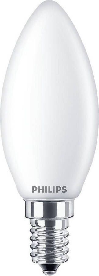 Philips lighting LED-lamp Energielabel A++ (A++ E) E14 Kaars 6.5 W = 60 W Warmwit (Ø x l) 3.5 cm x 9.7 cm 1 stuk(s)