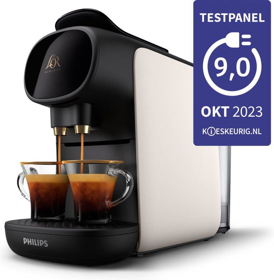 Philips L'Or Barista Sublime LM9012 00 Koffiecupmachine voor L'Or Espresso & Barista Koffiecups Zwart Wit - Foto 3