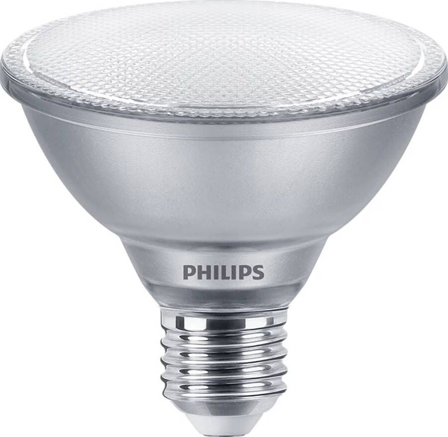 Philips Master Value LED Lamp Reflector E27 PAR30 9.5W 760lm 25D 927 Zeer Warm Wit Beste Kleurweergave Dimbaar Vervangt 75W