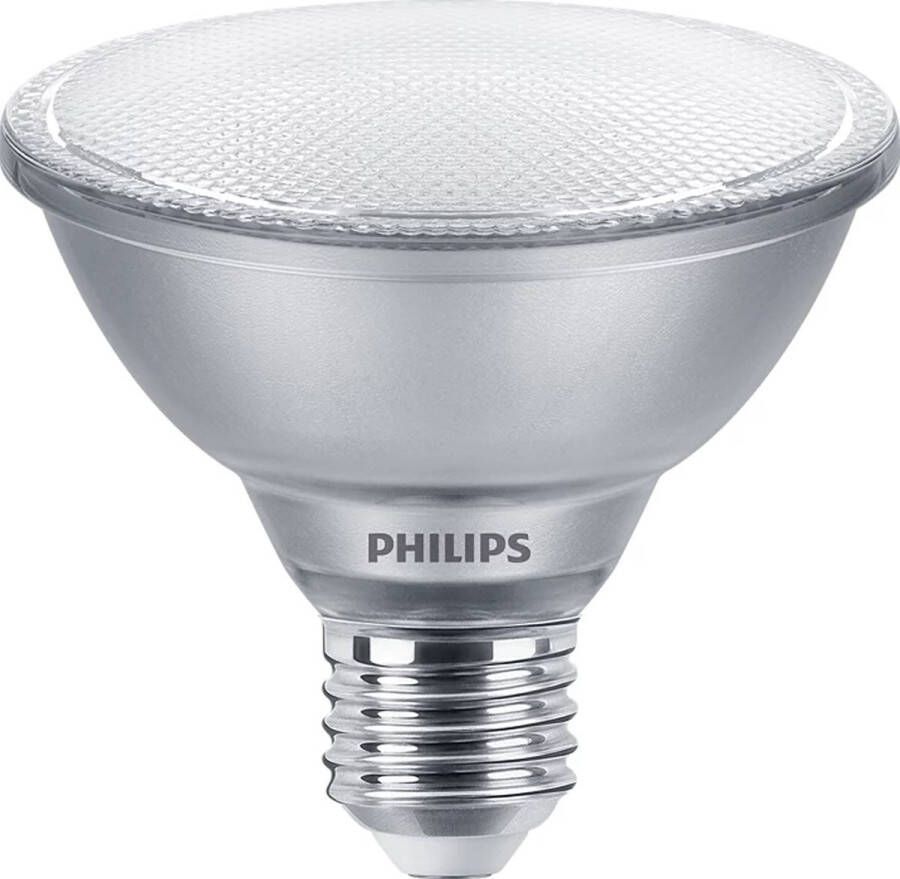 Philips Master Value LED Lamp Reflector E27 PAR30 9.5W 820lm 25D 940 Koel Wit Beste Kleurweergave Dimbaar Vervangt 75W