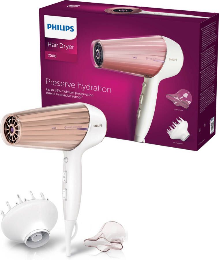 Philips Moisture Protect HP8280 00 Föhn met diffuser