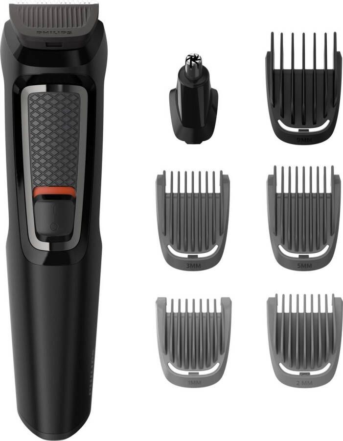 Philips MULTIGROOM Series 3000 MG3721 14 7 opzet stukken reisetui Batterij Accu 60 min