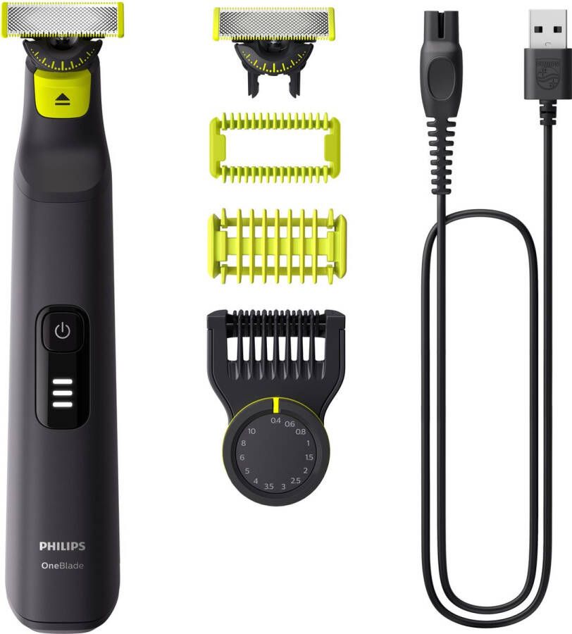 Philips OneBlade Pro 360 Face + Body Zwart Trimmer scheerapparaat en styler in 1 QP6542 15