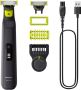 Philips OneBlade Pro 360 Face + Body Zwart Trimmer scheerapparaat en styler in 1 QP6542 15 - Thumbnail 2
