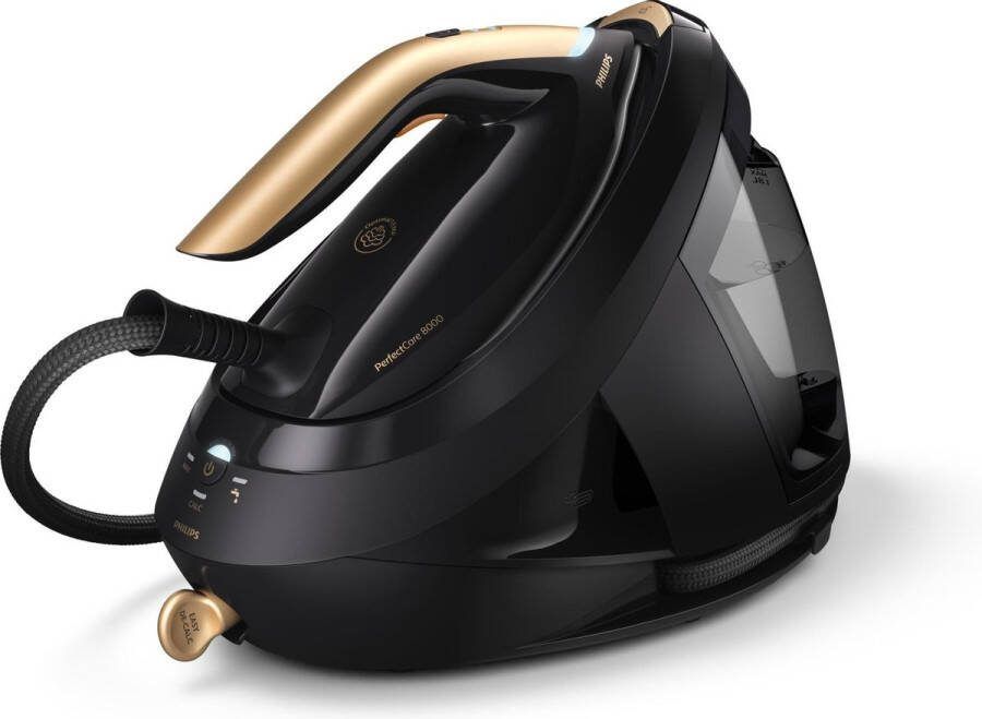 Philips Perfect Care 8000 Series PSG8130 80 Stoomgenerator 1.8L Watertank Zwart Goud