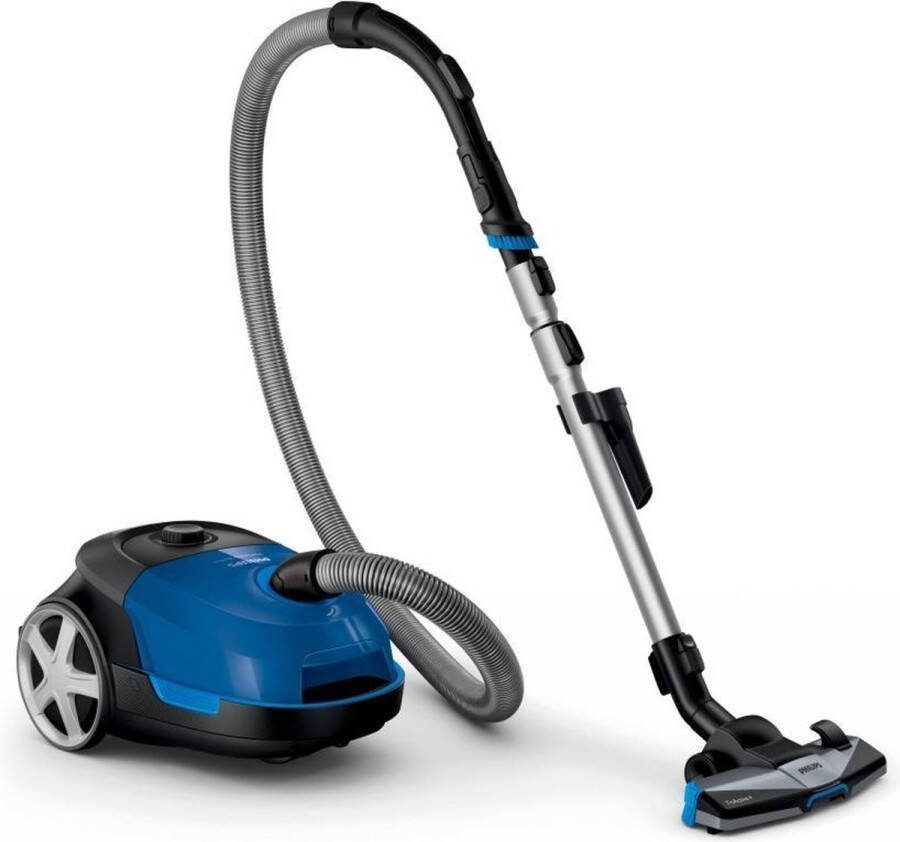 Philips Performer Active 5000 Series FC8575 09 Stofzuiger met Zak Donkerblauw + 3 Extra Mondstukken