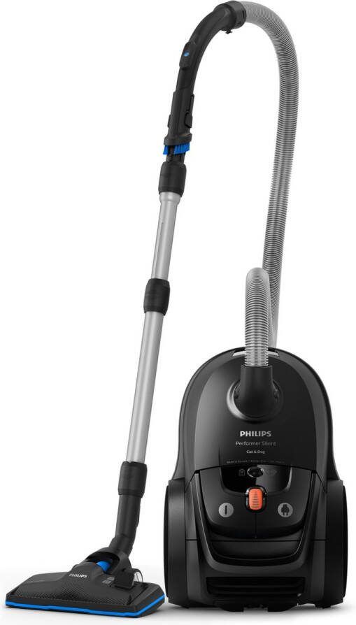 Philips Performer Silent 7000 Series FC8785 09 Stille Stofzuiger met Zak Matzwart + 5 Extra Mondstukken