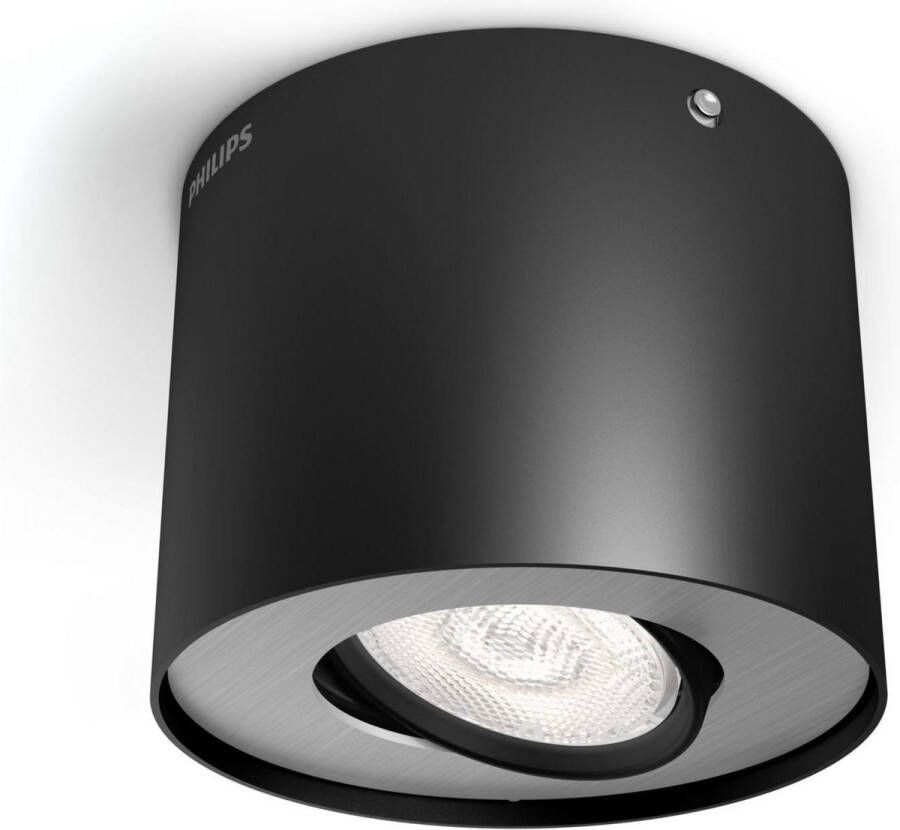 Philips PHASE Opbouwspot LED 1x4 5W 500lm Zwart