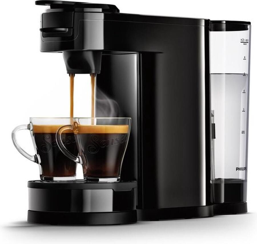 Philips Senseo Switch HD6594 62 2-in-1-koffiezetapparaat met filterkoffie en koffiepads Zwart
