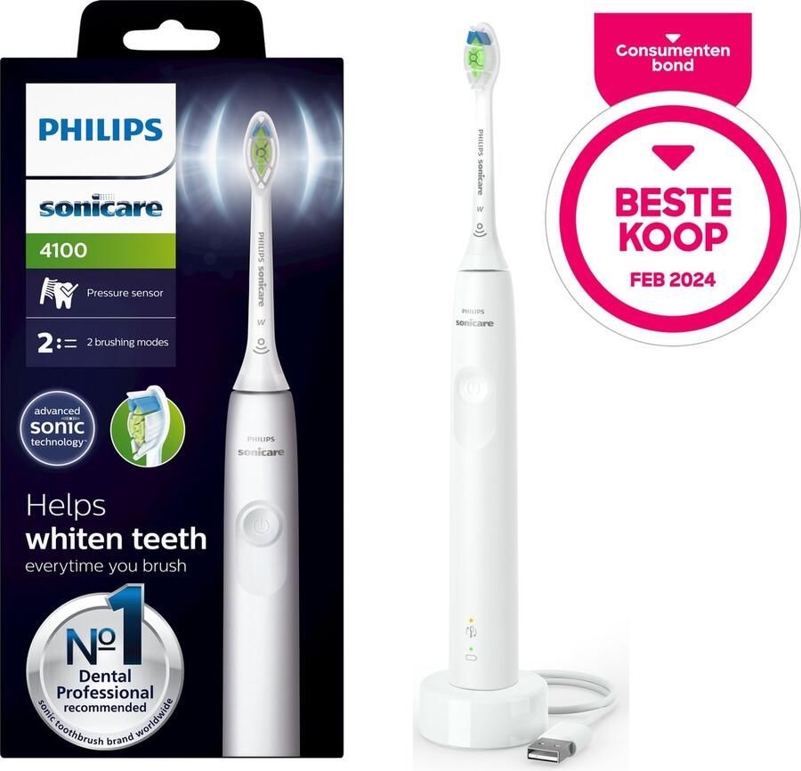 Philips Sonicare elektrische tandenborstel series 4100 HX3681 33 2 poetsstanden