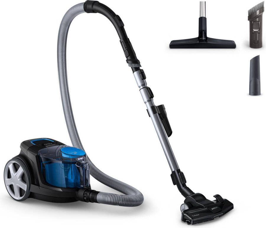 Philips PowerPro Compact FC9331 09 Stofzuiger zonder zak Blauw