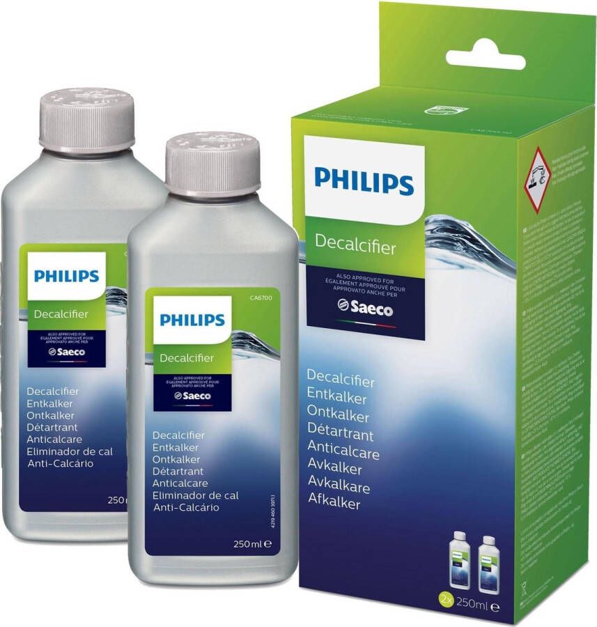 Philips CA6700 22 koffiemachine ontkalker (2x 250 ml)