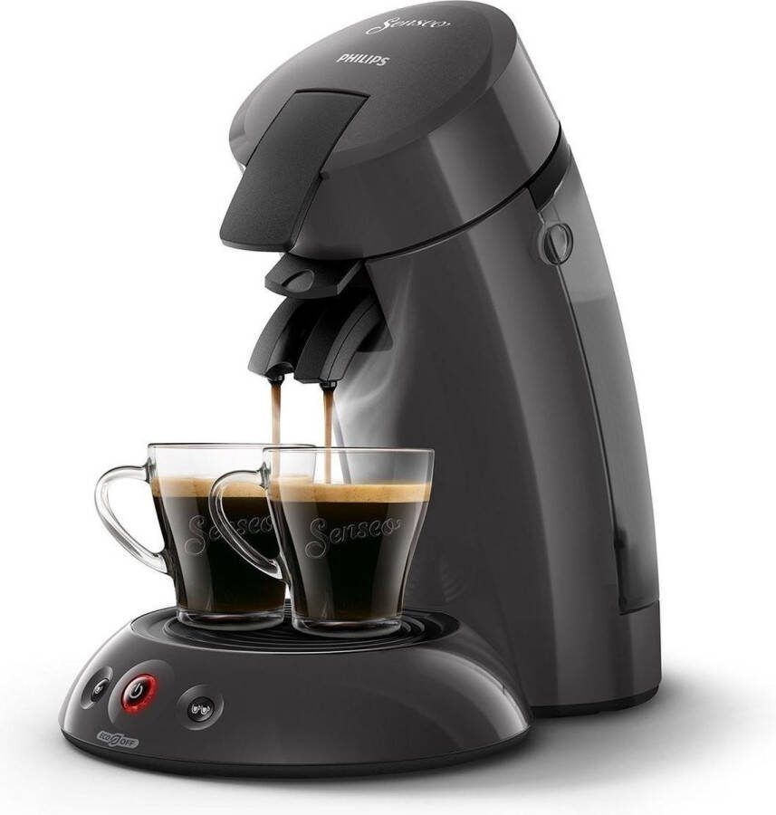 Philips Senseo Original Eco HD6552 38 Koffiepadmachine voor max 2 Kopjes Koffie Exclusief Koffiepads Kasjmiergrijs