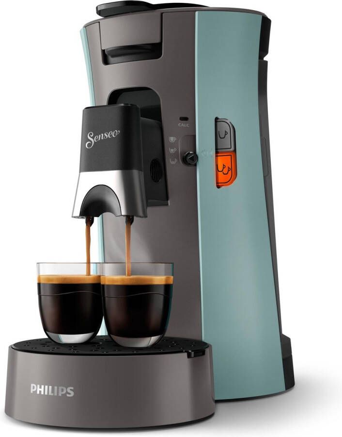 Philips Senseo Select CSA230 10 Koffiepadapparaat Sage en kasjmiergrijs