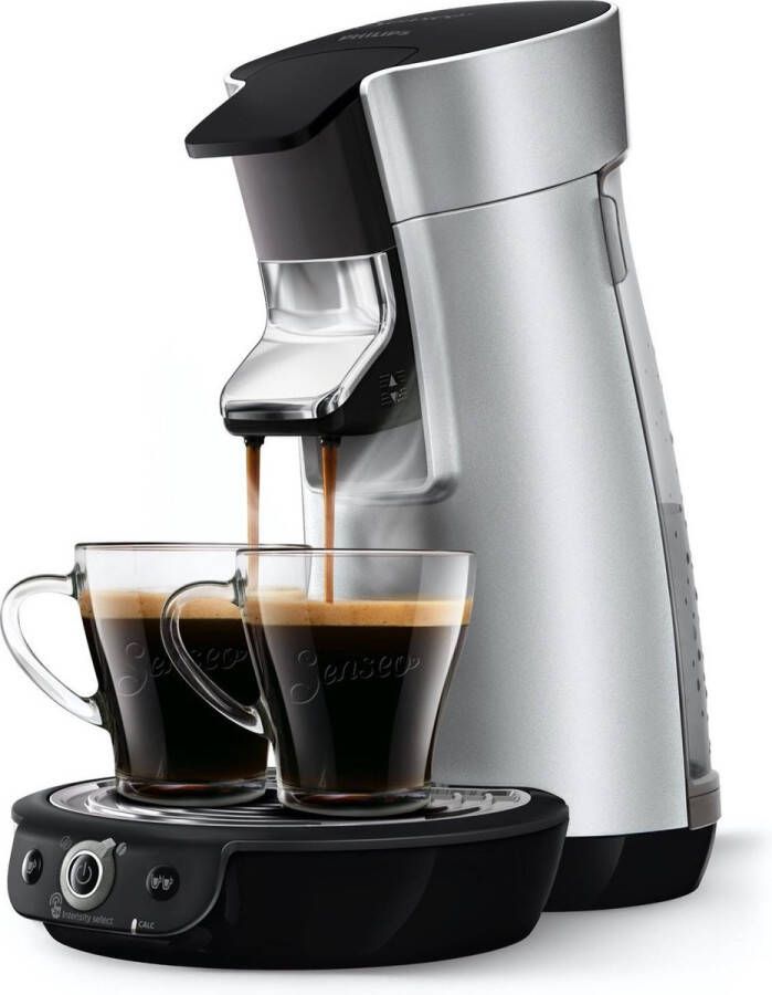 Philips Senseo Viva Café Duo Select HD6566 10 Koffiepadapparaat Zilver