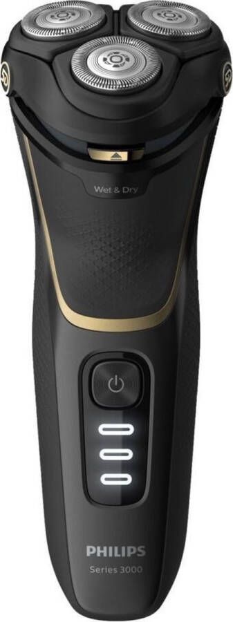 Philips Series 3000 S3333 54 Scheerapparaat voor mannen Goud Zwart