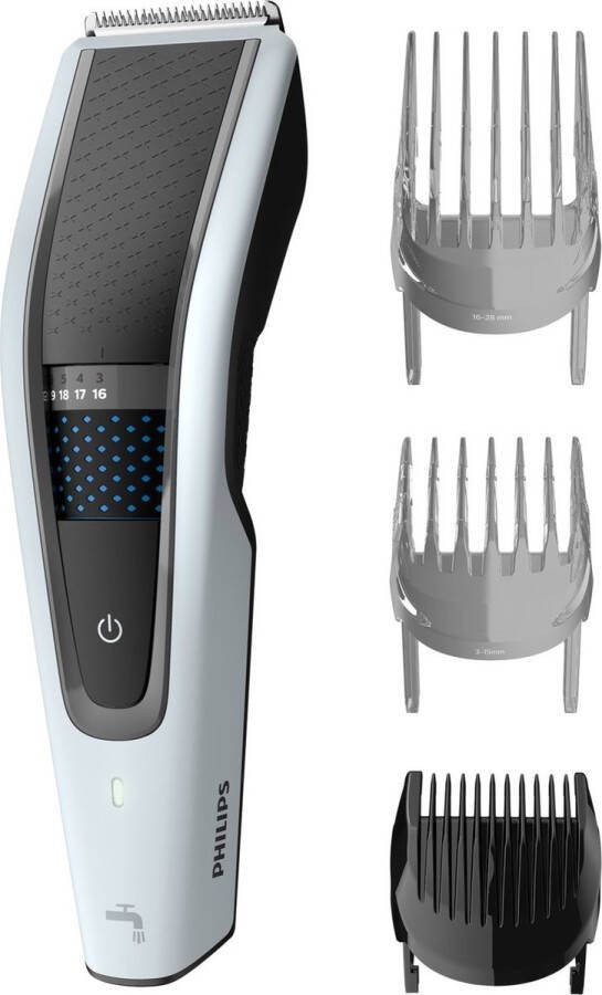 Philips HC5610 15 5000-serie haar- baardtrimmer 3 kammen 28 hoogtes (0 5 tot 28 mm) DualCut-mesjes 100% waterdicht