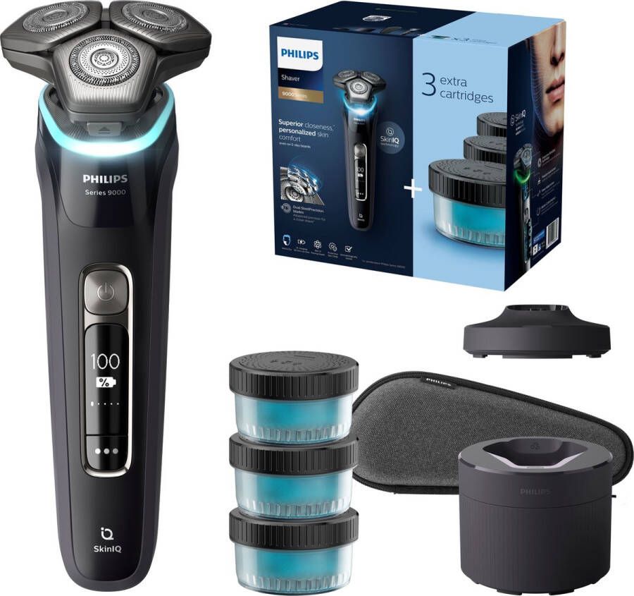 Philips SHAVER Series 9000 Pressure Guard-sensor S9986 63 Elektrisch Scheerapparaat Wet & Dry