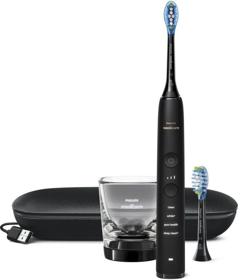 Philips Sonicare DiamondClean HX9913 18 elektrische tandenborstel Volwassene Sonische tandenborstel Zwart