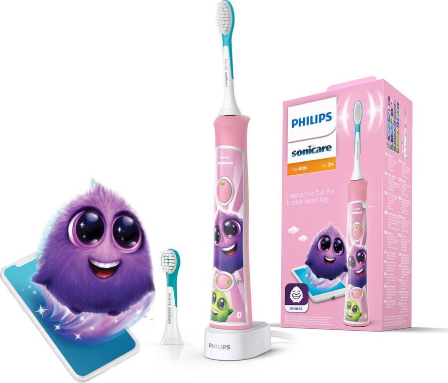 Philips Sonicare For Kids HX6352 42 Elektrische tandenborstel roze