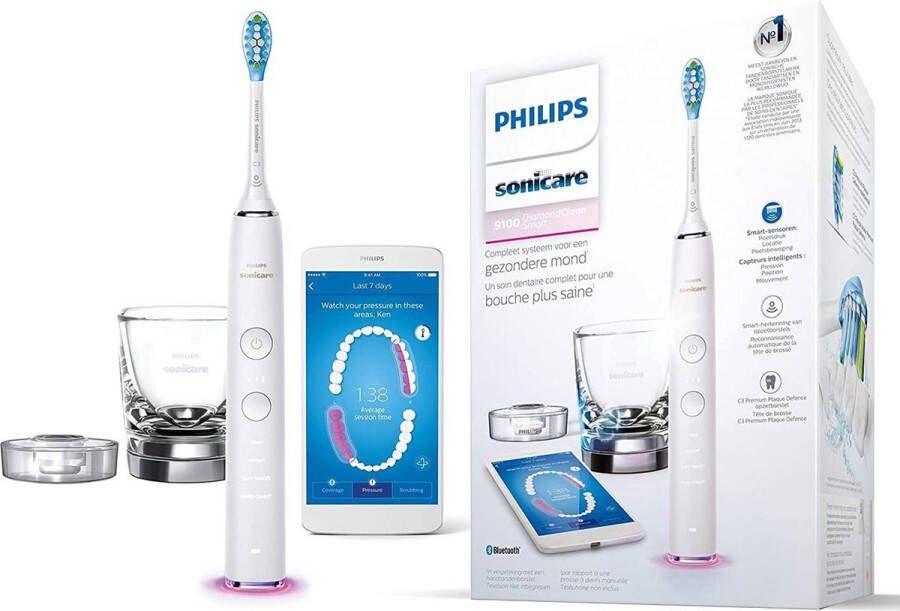 Philips Sonicare HX9901 03 elektrische tandenborstel Volwassene Sonische tandenborstel Wit