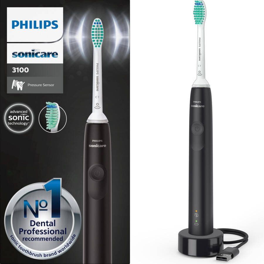 Philips Sonicare Power Elektrische Tandenborstel Series 3100 HX3671 14 Zwart
