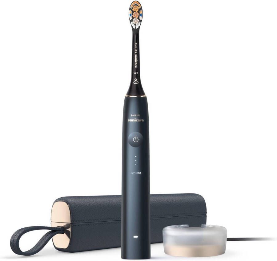 Philips Sonicare Prestige 9900 HX9992 12 Elektrische tandenborstel met SenseIQ Donkerblauw Zwart