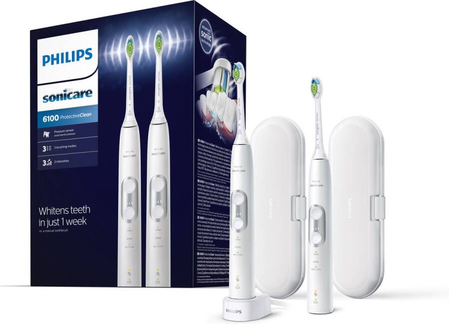 Philips Sonicare ProtectiveClean 6100 HX6877 34 Elektrische tandenborstel