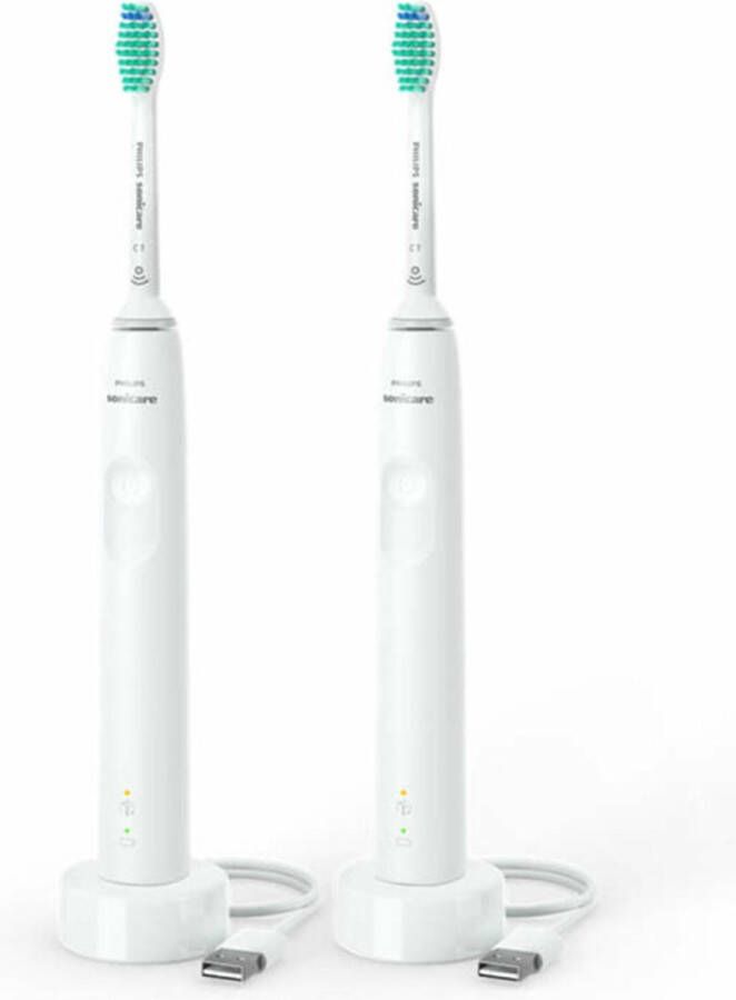 Philips Sonicare Series 3100 HX3675 13 Elektrische tandenborstel Wit Duopack - Foto 4