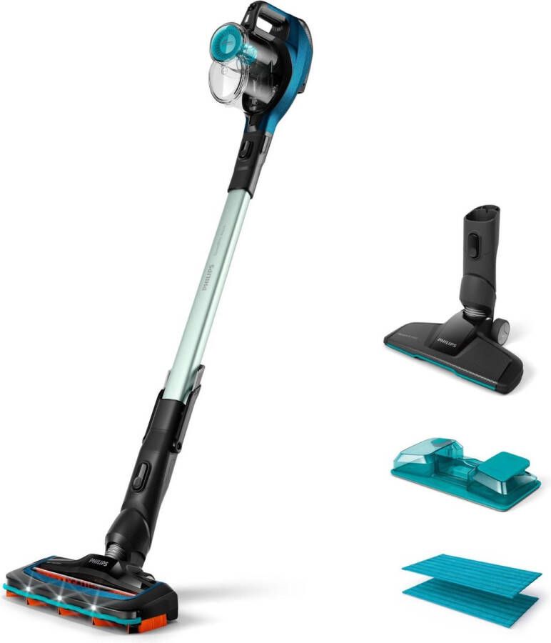 Philips SpeedPro Aqua FC6728 01- Steelstofzuiger Met dweilfunctie