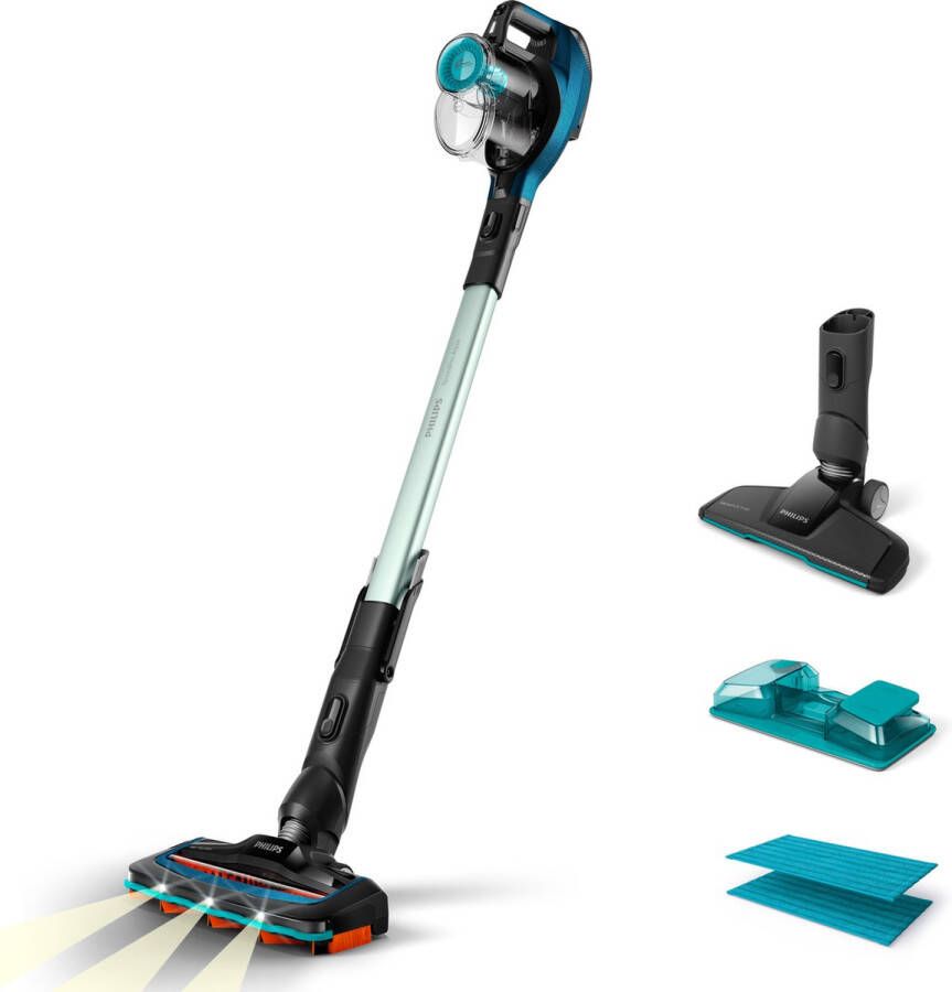 Philips SpeedPro Aqua FC6728 01- Steelstofzuiger Met dweilfunctie