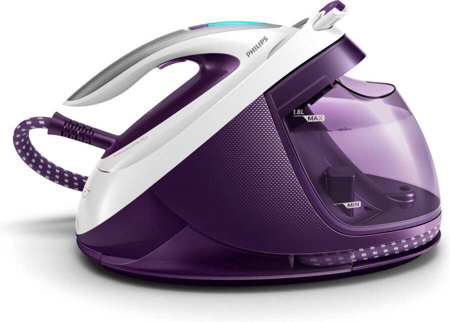 Philips GC9660 30 stoomstrijkijzer station 2700 W 1 8 l T-ionicGlide-zoolplaat Paars Wit