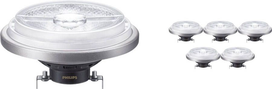 Philips Voordeelpak 6x MASTER LED Spot Reflector G53 AR111 20W 1270lm 45D 930 Warm Wit Beste Kleurweergave Dimbaar Vervangt 100W