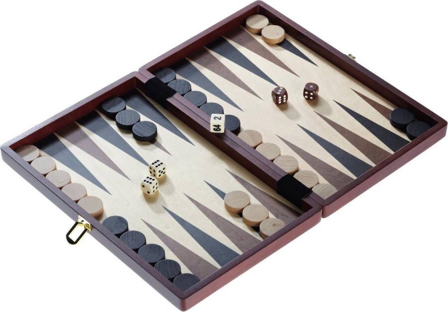Philos Backgammon Naxos klein 28.5x15cm Backgammon Naxos (28.5x15cm)