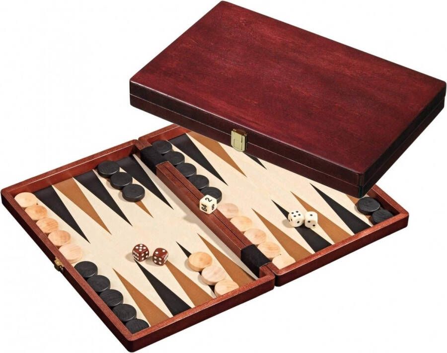 Philos Backgammon Naxos klein 28.5x15cm Backgammon Naxos (28.5x15cm)