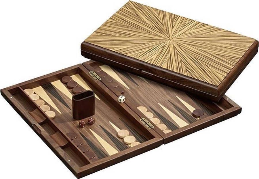 Philos Backgammon Mykonos groot 49x30cm Backgammon Mykonos groot (49x30 cm)