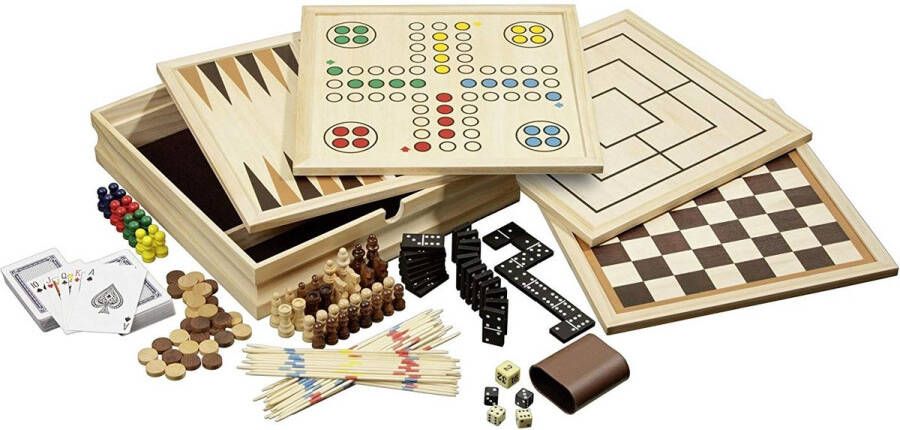 Philos houten game set compendium 10 medium